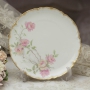 リモージュ アビランド ピンクの薔薇 ケーキプレート
